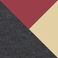 Charcoal/Garnet/Gold