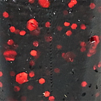 Black/Red Flake