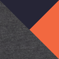 Charcoal/Navy/Orange
