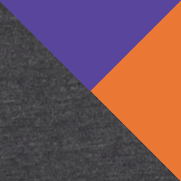 Charcoal/Purple/Orange