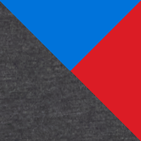 Charcoal/Royal/Red