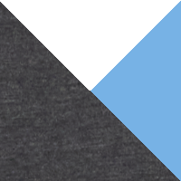 Charcoal/White/Light Blue