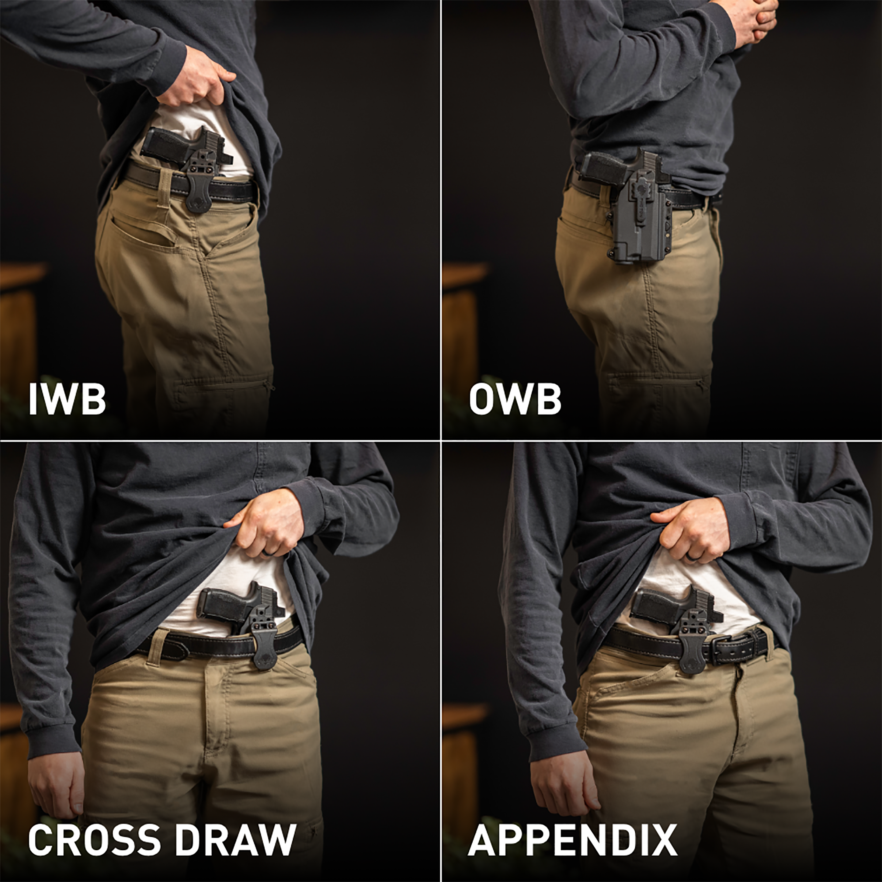 Concealed carry holster infographic