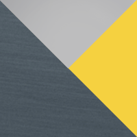 Brushed Blue On Silver/Yellow