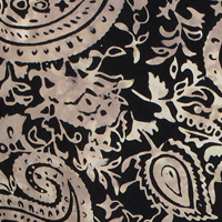 Black Tan Paisley