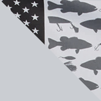 Cool Grey/Black Bass Lures