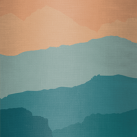 Rocky Mountain Sunset Fade