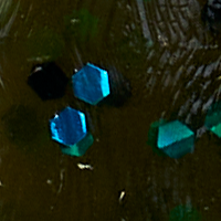 Green Pumpkin/Blue Flake
