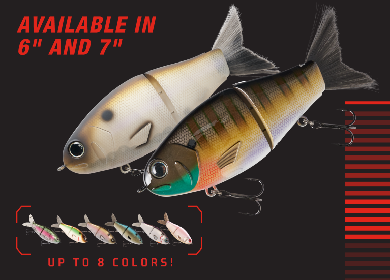 Bringing back a popular tourney winner, the 6 inch half ounce comeback shad. Click to shop now