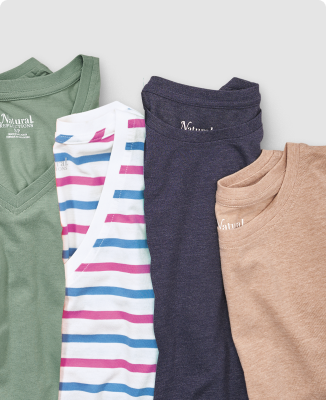 Natural Reflections Everyday Crew Neck Tee, Tank or V Neck - Customer Favorite!