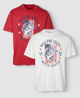 Bass Pro Shops Flag Tees - 