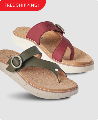 Natural Reflections Harlee Cork Toe Ring Sandals for Ladies - Save 25%