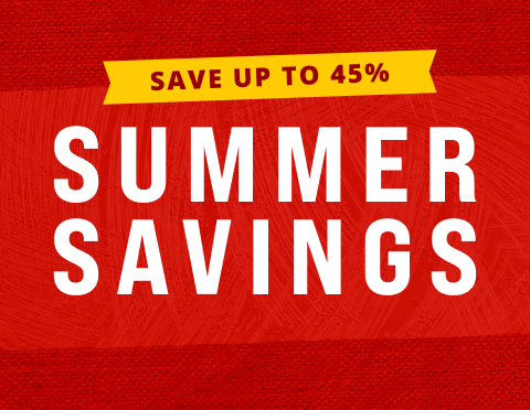 Summer Savings - save up to 45%