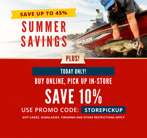 Summer Savings - save up to 45%. Plus for a limited time only buy online, pick up in store and save 10% using promo code STOREPICKUP. Restrictions apply.