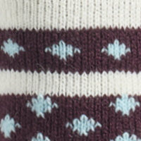 Burgundy/Cream