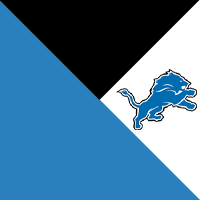 Detroit Lions/Blue/Black