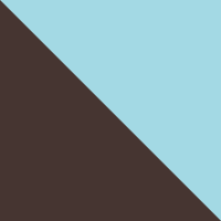 Polished Brown On Trans Blue