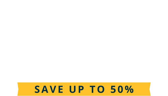 Online only. while supplies last. Adventure ready deals. Save up to 50%