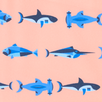 Peach Fish Friends