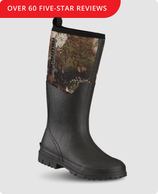 RedHead Camo Utility Waterproof Rubber Boots for Men - Save 30%
