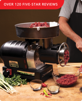 Cabela's Commercial-Grade 1/2HP Carnivore Meat Grinder - Grinds Up To 7 lbs. Per Minute!