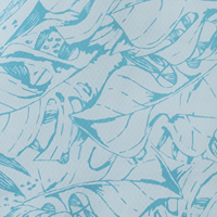 Ocean Teal Leoleaves