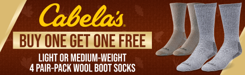 Buy One Get One Free 4-Pair Pack Boot Socks