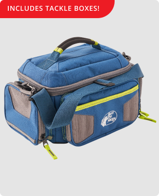 
Includes tackle boxes!
