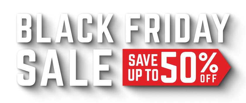 Black Friday Sale. Sav up to 50% off