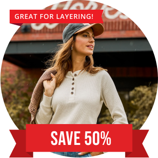 GREAT FOR LAYERING!  Save 50%