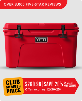 
CLUB member price. $260.98 Save 20% on all Yeti hard coolers.Offer expires 12/31/25. Over 3,000 Five-Star Reviews!
