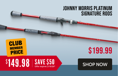 Johnny Morris Platinum Signature  Rods. Now starting at $199.99. Click to shop now.