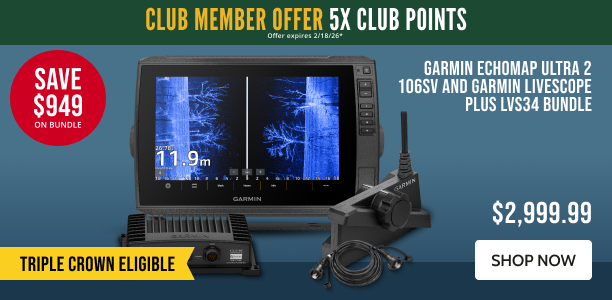 Garmin ECHOMAP Ultra 2 and LiveScope LVS34 Bundle. Click to shop now.