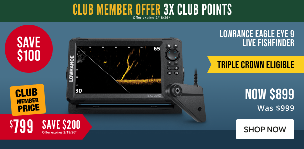 Lowrance Eagle Eye 9 Live Fishfinder. Click to shop now.