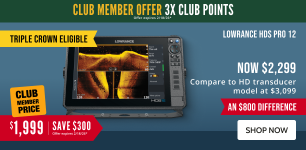 Lowrance HDS Pro 12 Fishfinder w/ 3-in-1 Transducer. Click to shop now.