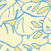 Pale Yellow Tropical Outline