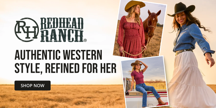 Authentic Western Style, Refined for her. Shop now.