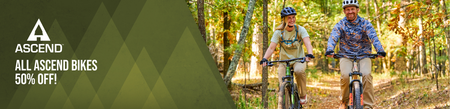 Bass Pro - Save 50% off all Ascend bikes!