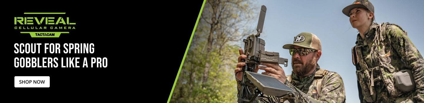 Reveal. Scout for Spring Gobblers like a Pro. Shop Now