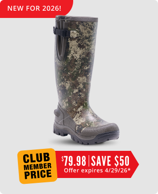 Cabela's SCENTINEL Rubber Boots for Men - Save $40