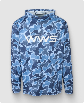 Men's World Wide Sportsman 3D Cool Casting Long-Sleeve Hoodie - 