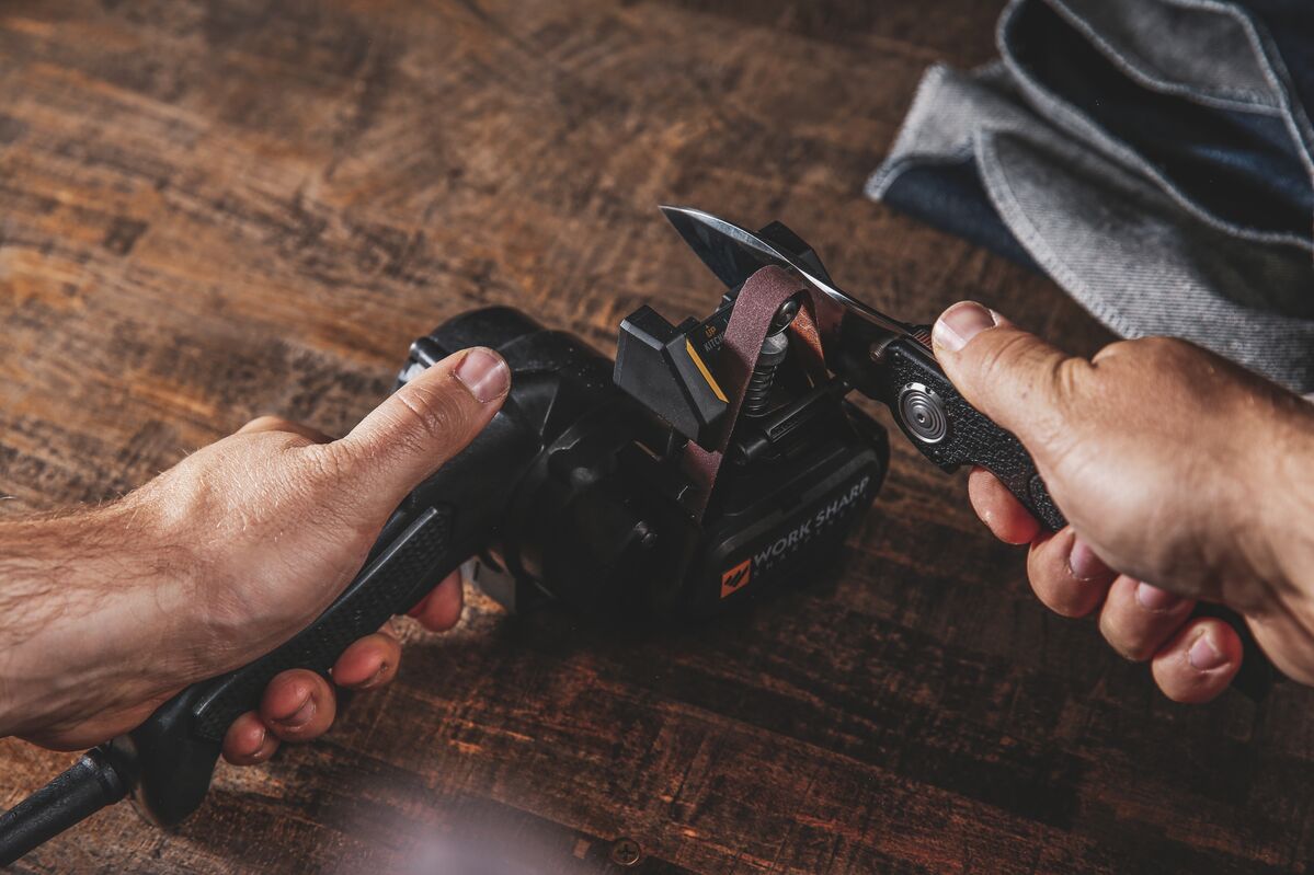 Knife sharpening at home