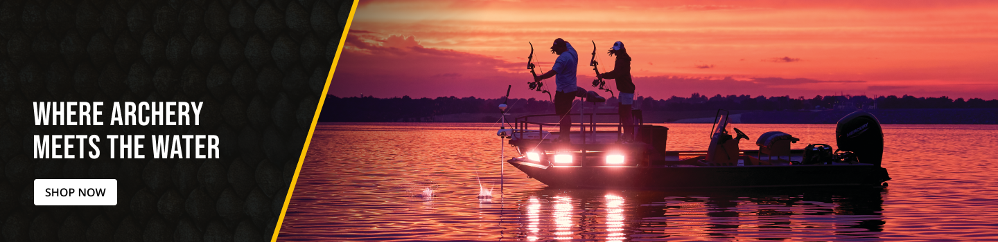 Where archery meets the water. Shop Now.