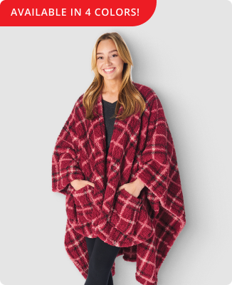 White River Home Double-Sided Sherpa Wearable Throw - 