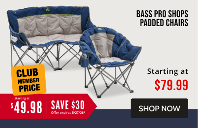 Bass Pro Shops Padded Chairs