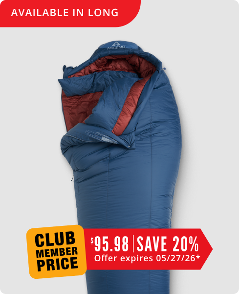 Ascend Tsunami Mummy Sleeping Bag - 