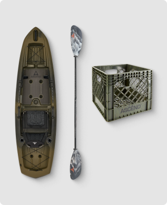 Ascend Path 10 Kayak Fishing Package - 