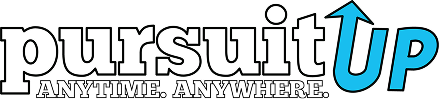 Pursiut Up Logo. Anytime. Anywhere.