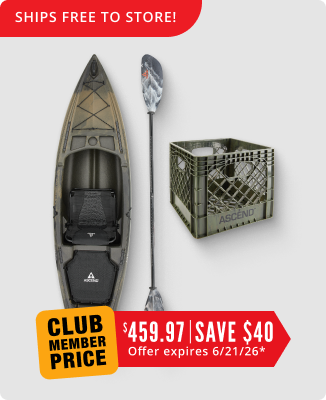 Ascend 10SI Sit-In Kayak Fishing Package - Save $70