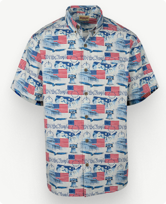 Men's RedHead Americana Woven Short-Sleeve Button-Down Shirt - Save 25%